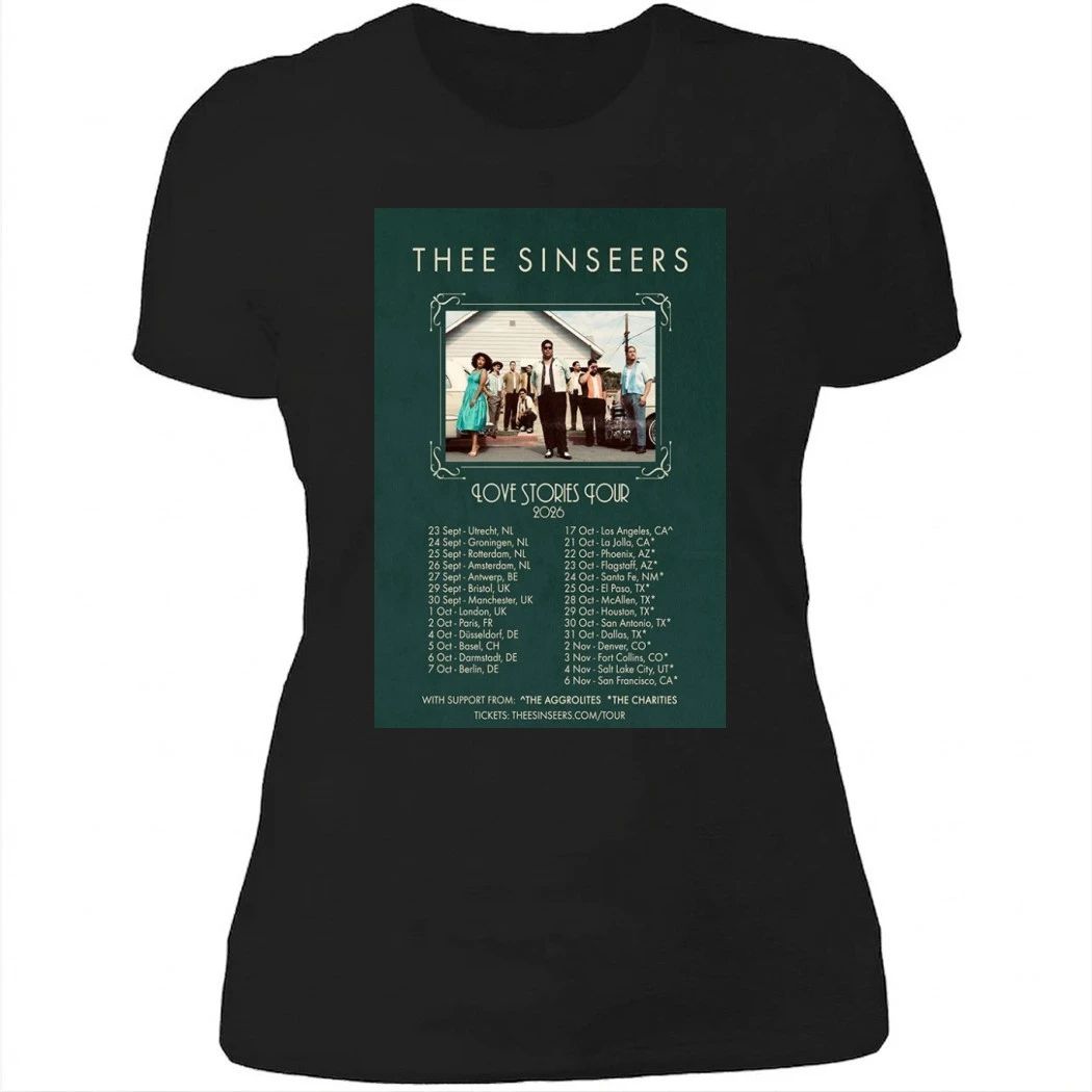 Thee Sinseers Fall Tour 2026 Poster Shirt
