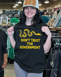 Join or die snake don’t trust the government shirt