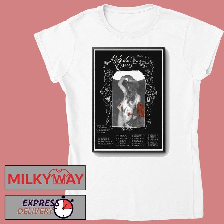 Mikaela Davis 2026 Graceland Way Tour Poster shirt