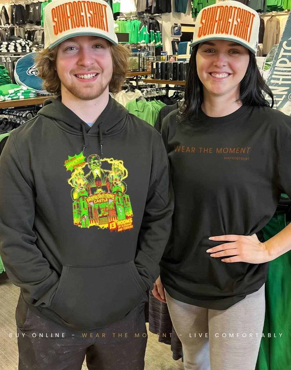 Frankenstein Castle 13 rooms of screams and terror most shocking shirt