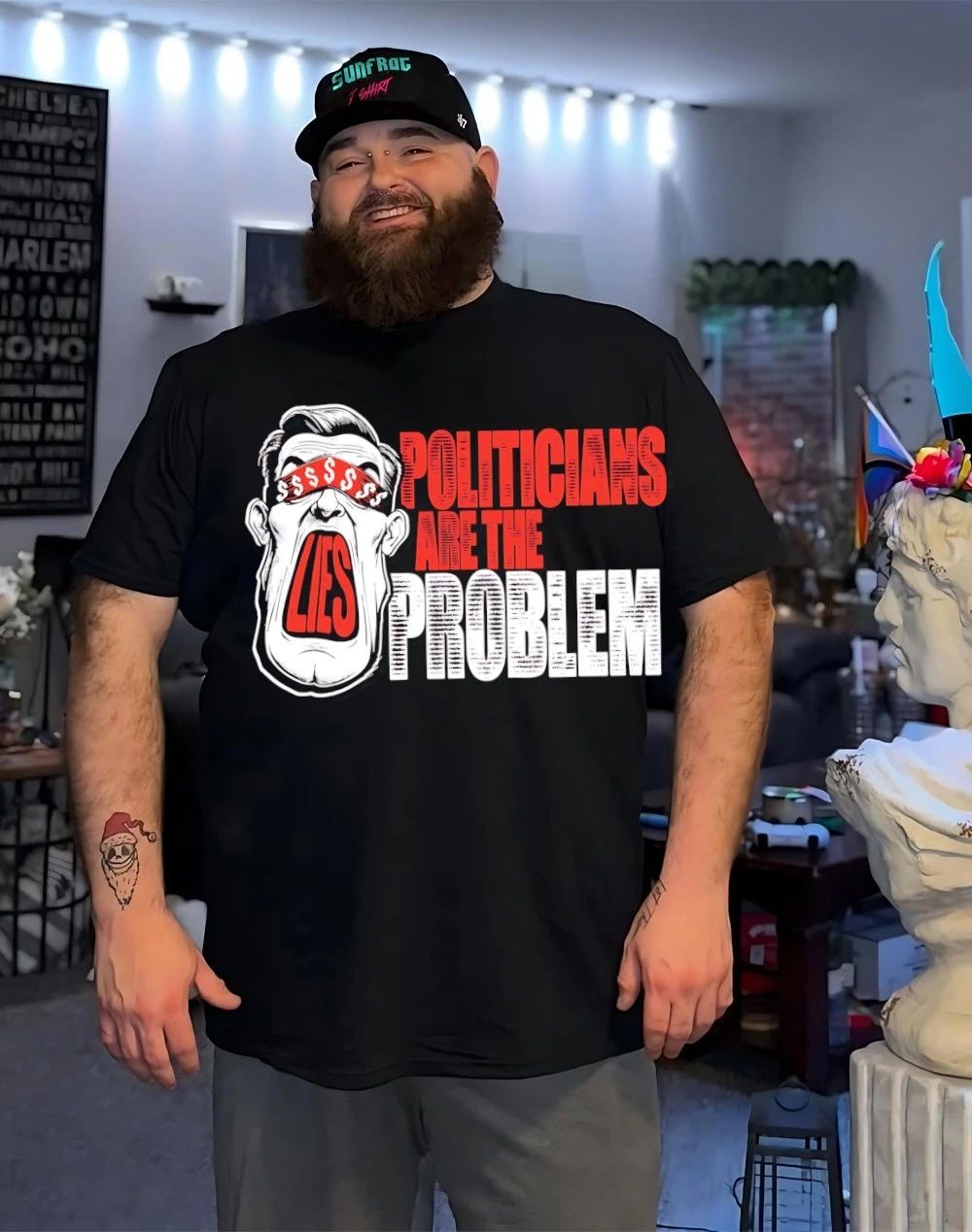 Money man lies politicians are the problem shirt