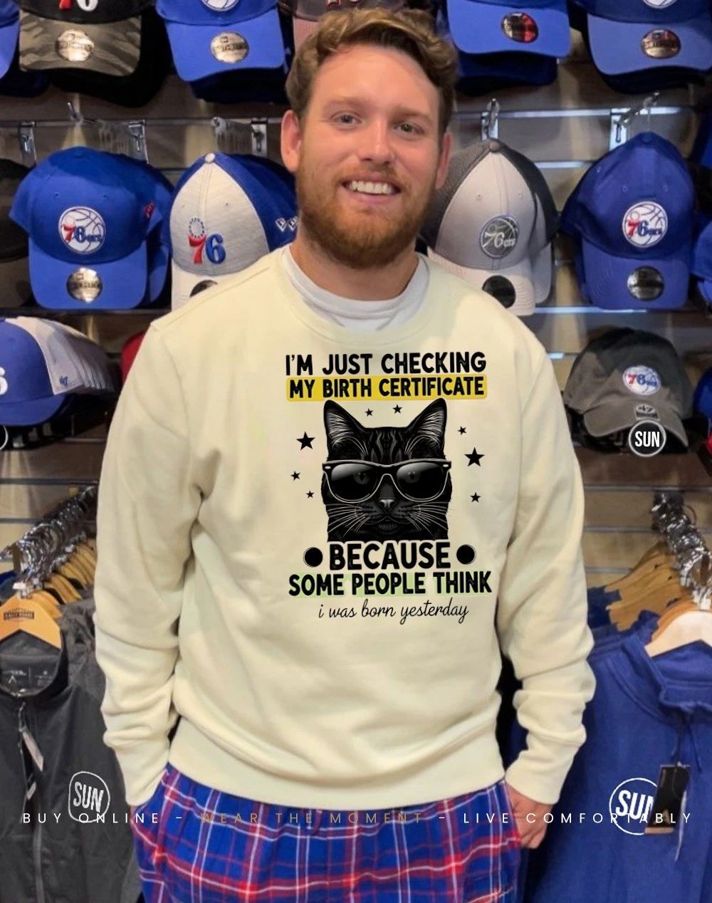 Cat I’m just checking my birth certificate because some people think shirt