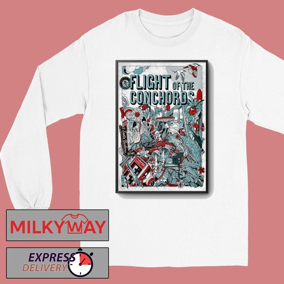 Flight Of The Conchords In Santa Barbara CA On May 7 2026 Tour Poster shirt