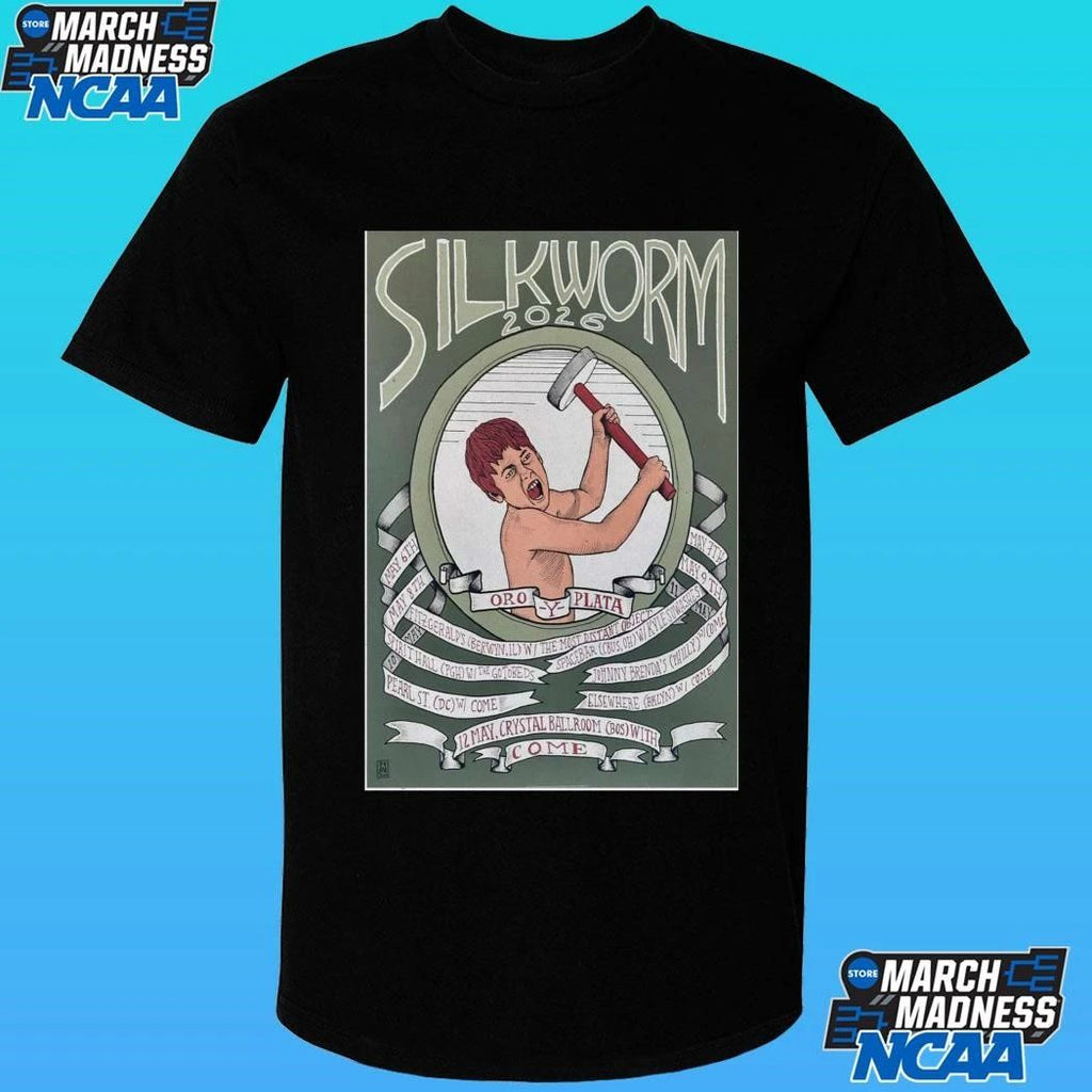 Silkworm Crystal Ballroom May 12 2026 Poster Shirt