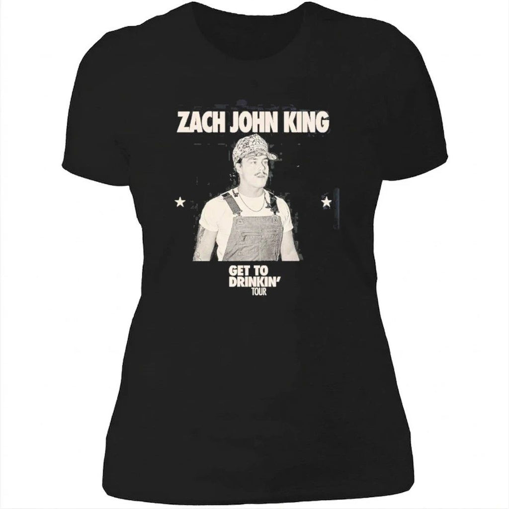 Zach John King Get To Drinkin’ Tour 2026 North America Schedule T-Shirt