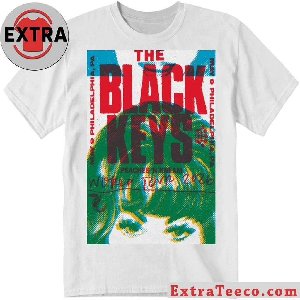 The Black Keys Philadelphia PA Tour On May 9 2026 Poster Shirt