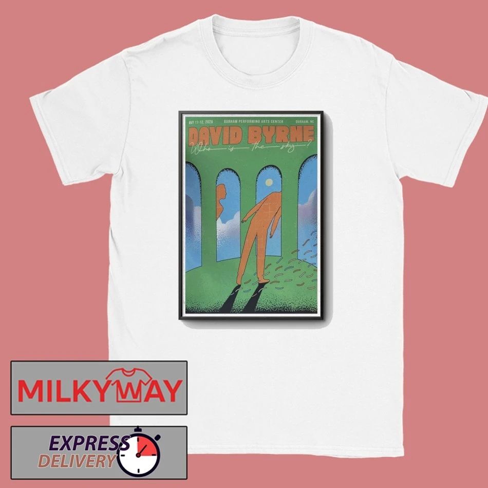 LIMITED May 11-12 2026 David Byrne Poster Durham Performing Arts Center Durham, NC shirt