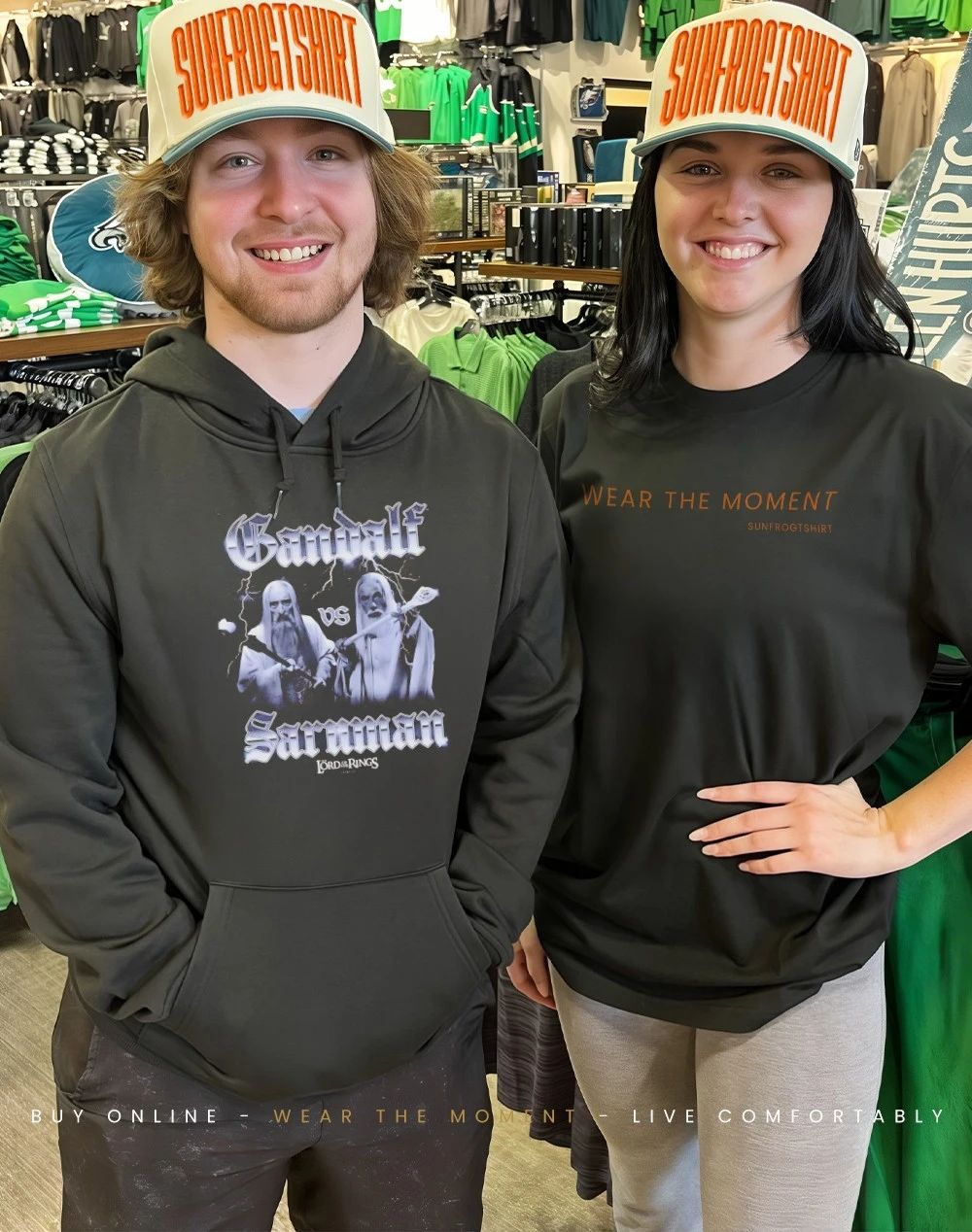 Gandalf vs Saruman showdown shirt