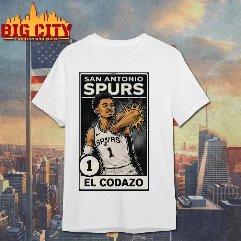 ictor Wembanyama Spurs Loteria Card Shirt
