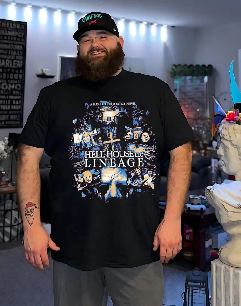 Hell house llc lineage a blood bond rooted in evil Halloween shirt