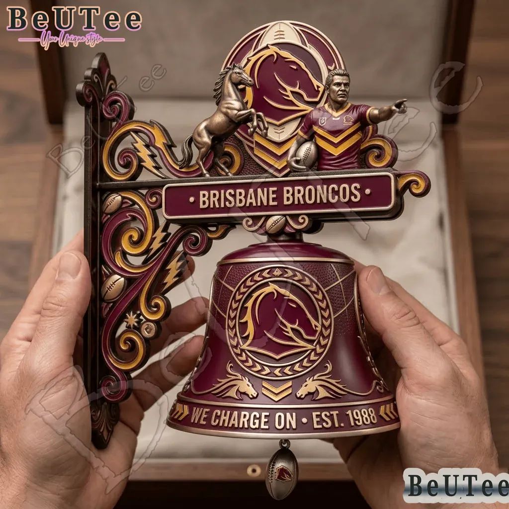 Brisbane Broncos Premium 3D Wall Bell