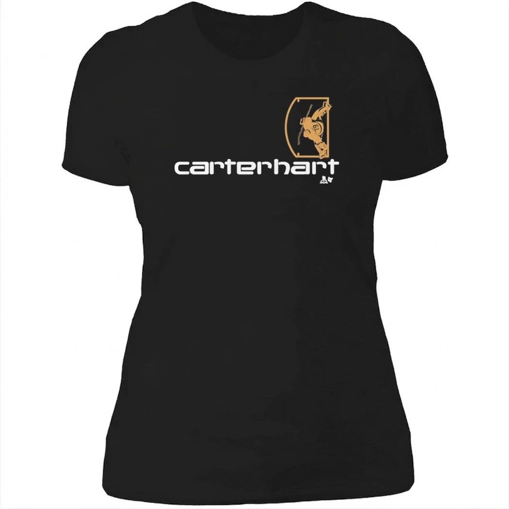 Carter Hart Vegas Goalie Logo Shirt