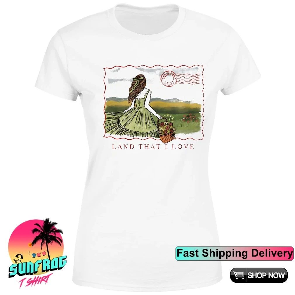 Land that I love vintage postage stamp shirt