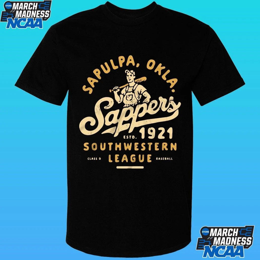 Sapulpa Sappers Oklahoma Southwestern League Baseball Estd 1921 Shirt