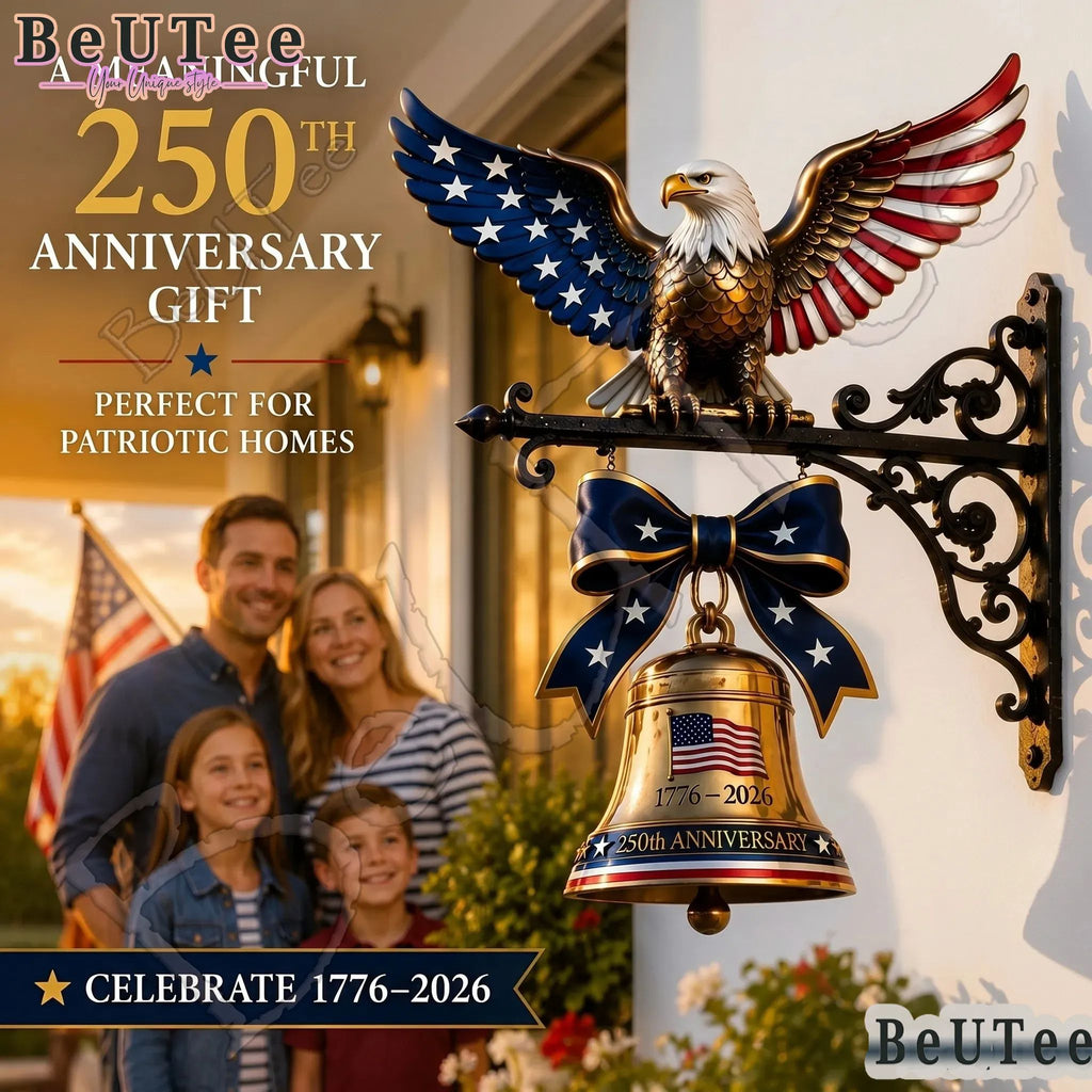 USA 1776-2026 Liberty Eagle 3D Wall Bell