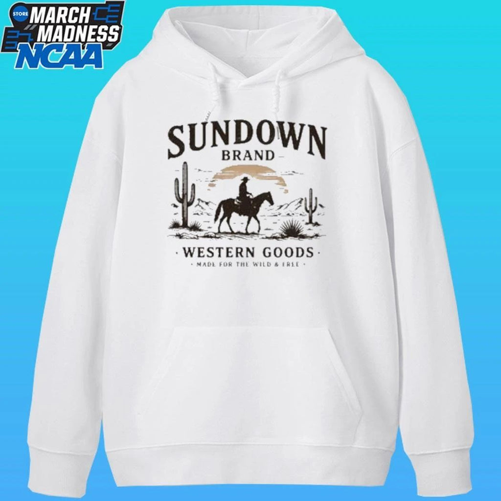Sundown Brand Western Goods Made Fun The Wild Shirt