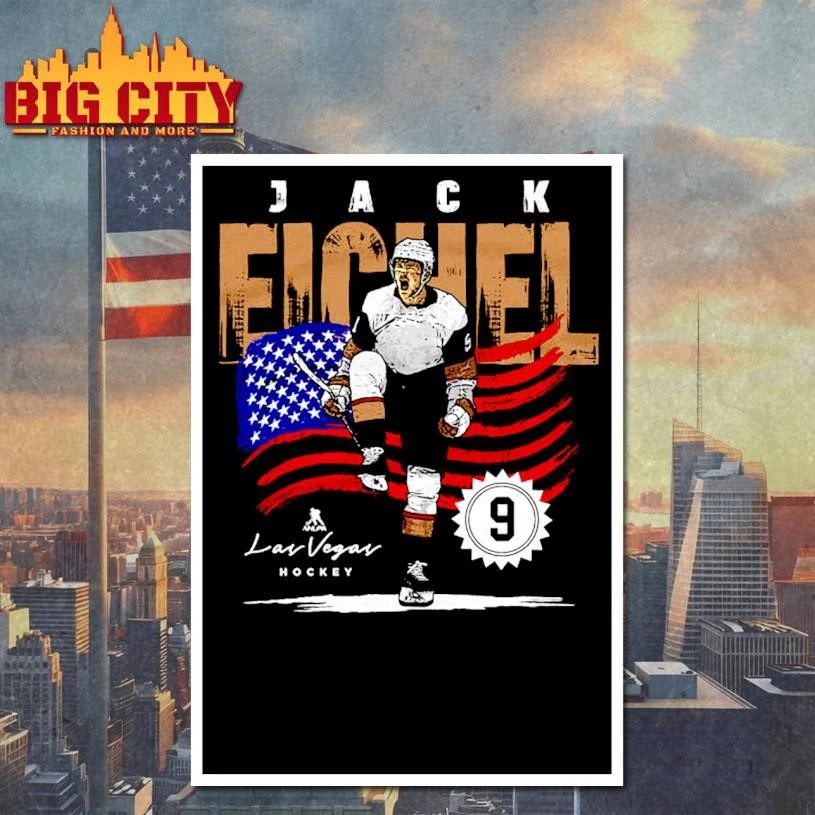 Jack Eichel Vegas American Flag Shirt