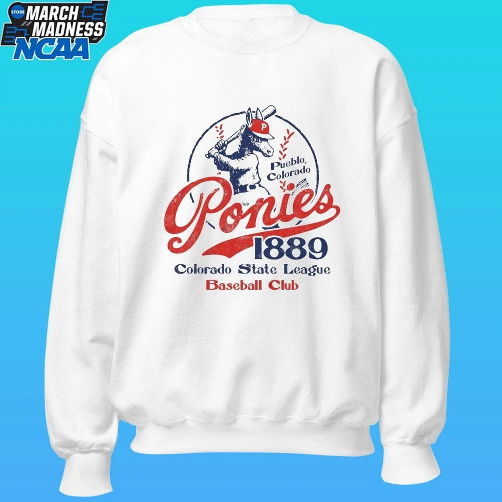 Pueblo Ponies Colorado State League Baseball Club 1889 Shirt