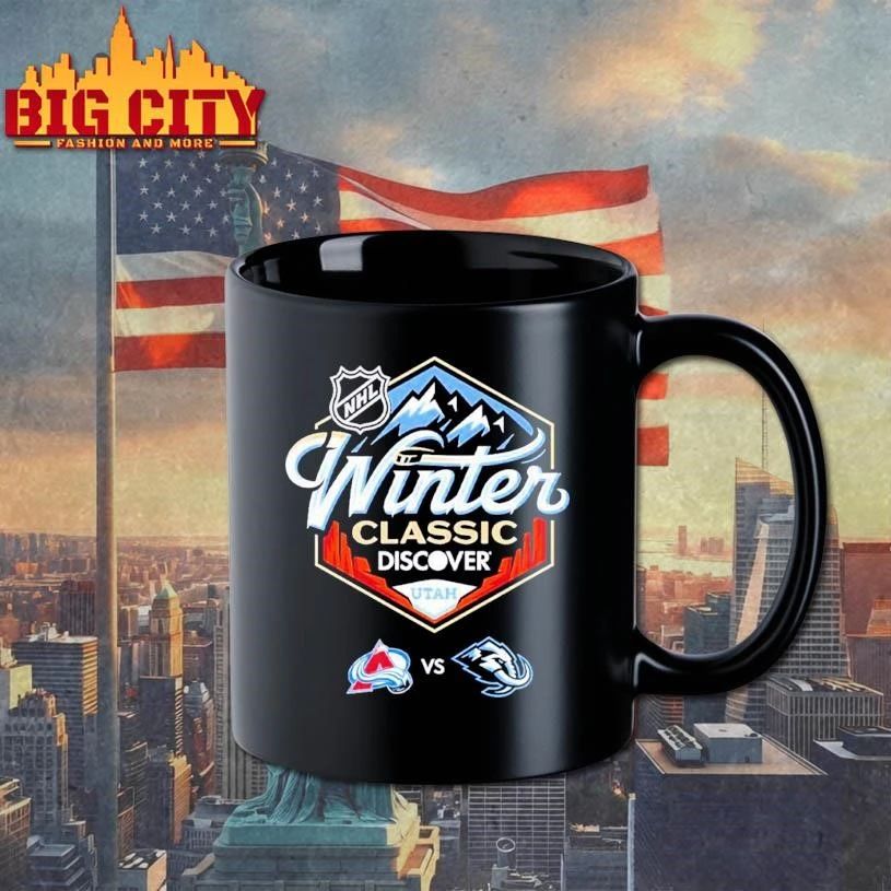 NHL Winter Classic 2027 Discover Utah Logo Colorado Avalanche Vs Utah Mammoth Shirt