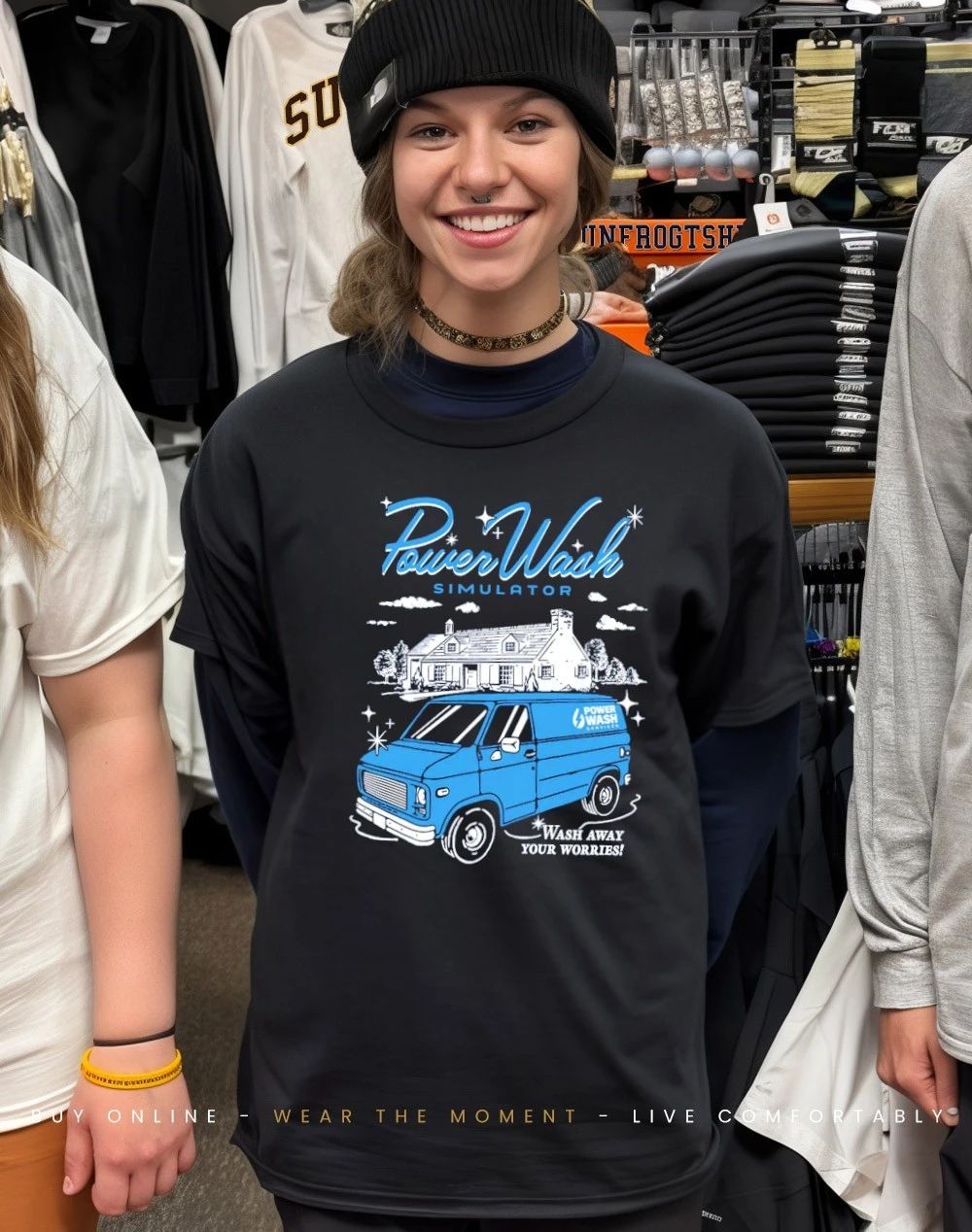 PowerWash Simulator wash away your worries shirt