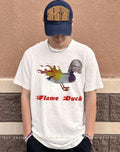 Parks and Rec Leslie Knope flame duck shirt