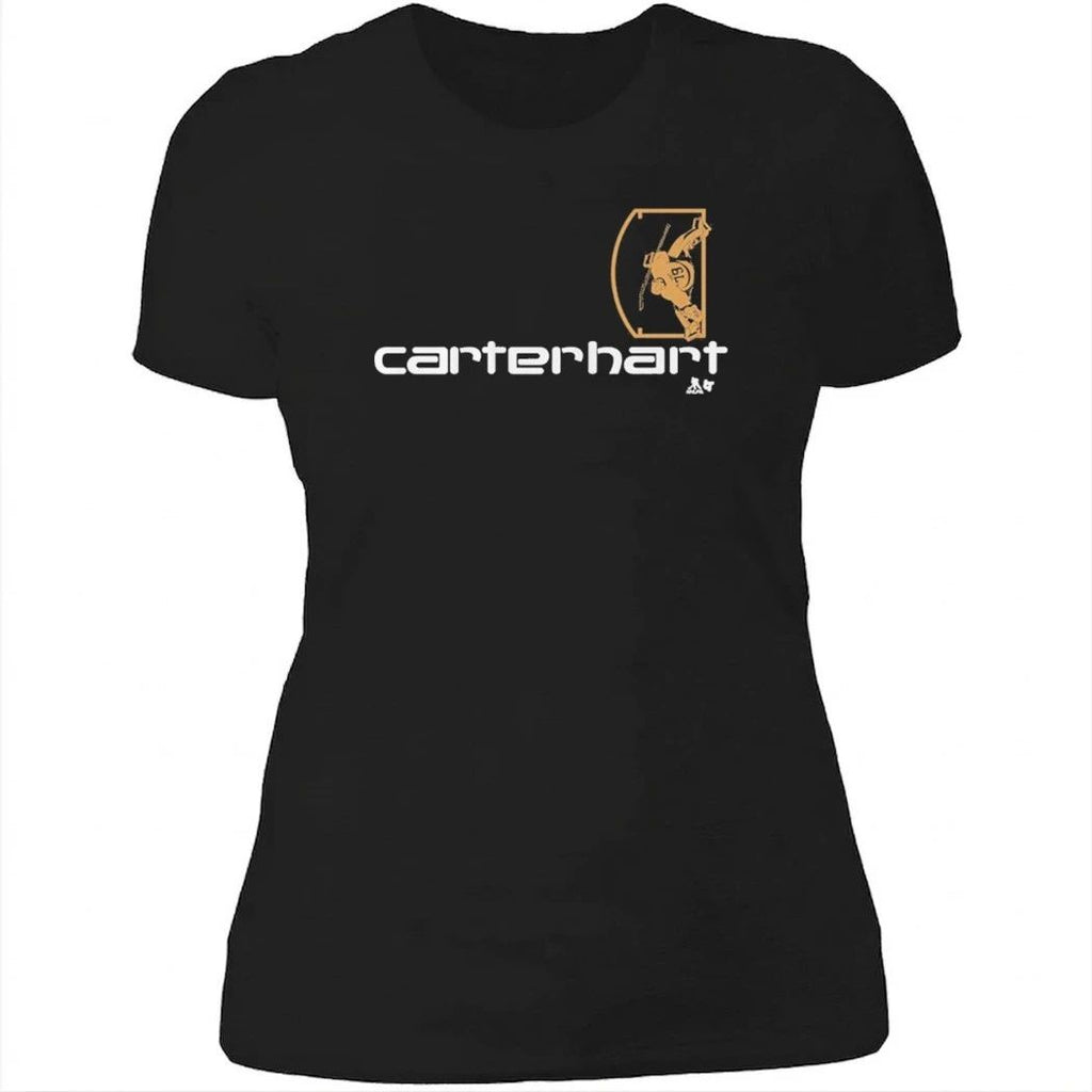 Carter Hart Vegas Goalie Logo Shirt
