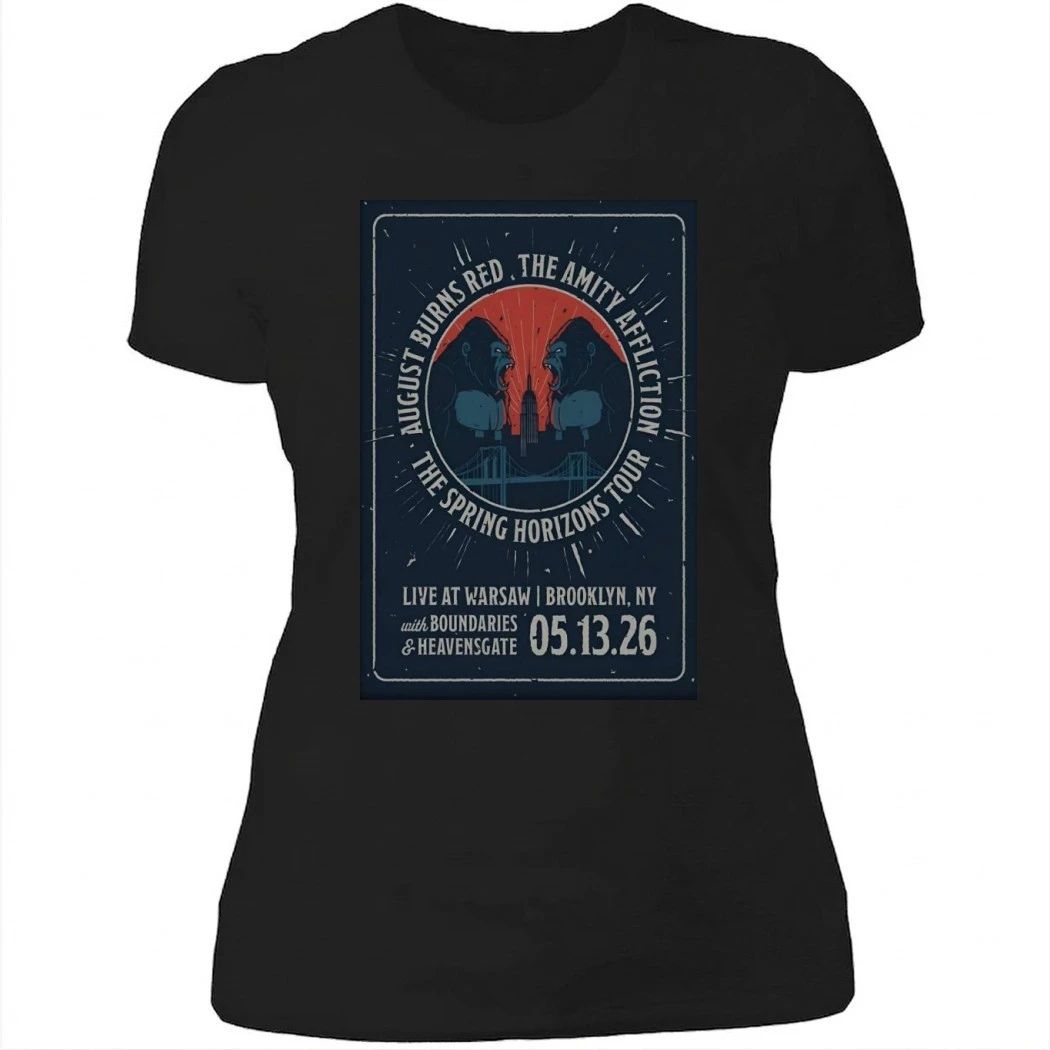 August Burns Red And The Amity Affliction May 13 2026, Brooklyn NY Poster Shirt