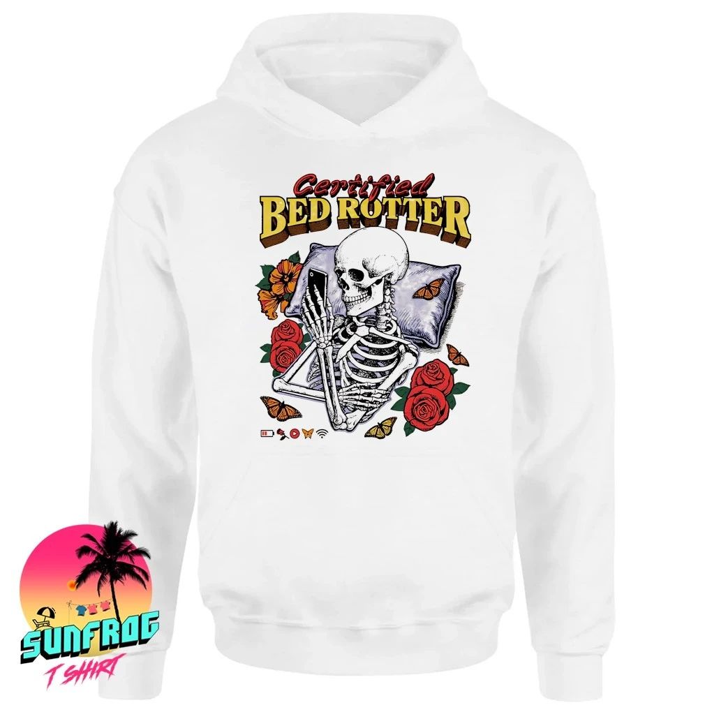 Skeleton certified bed rotter shirt