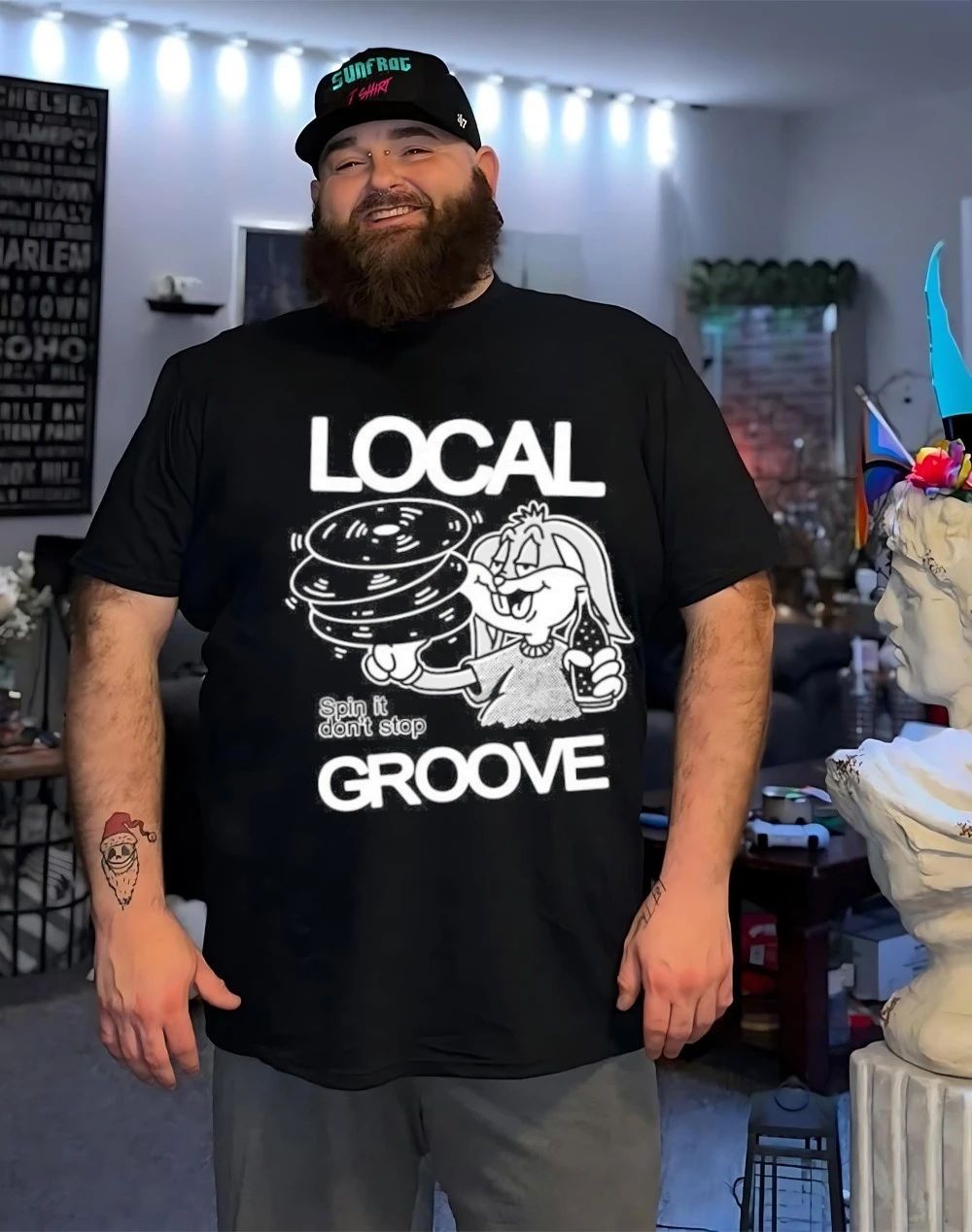 Bugs Bunny local spin it don’t stop groove shirt