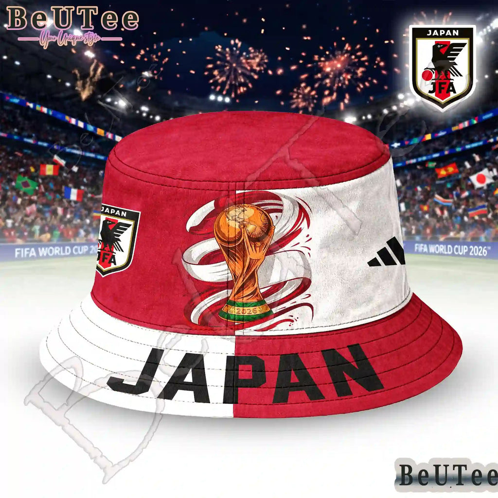 Japan Premium World Cup 2026 Golden Trophy Bucket Hat