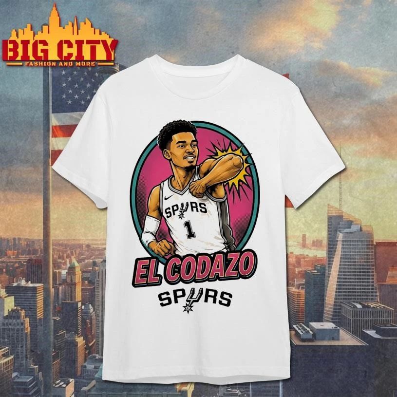 Victor Wembanyama Spurs Neon El Codazo Graphic Shirt