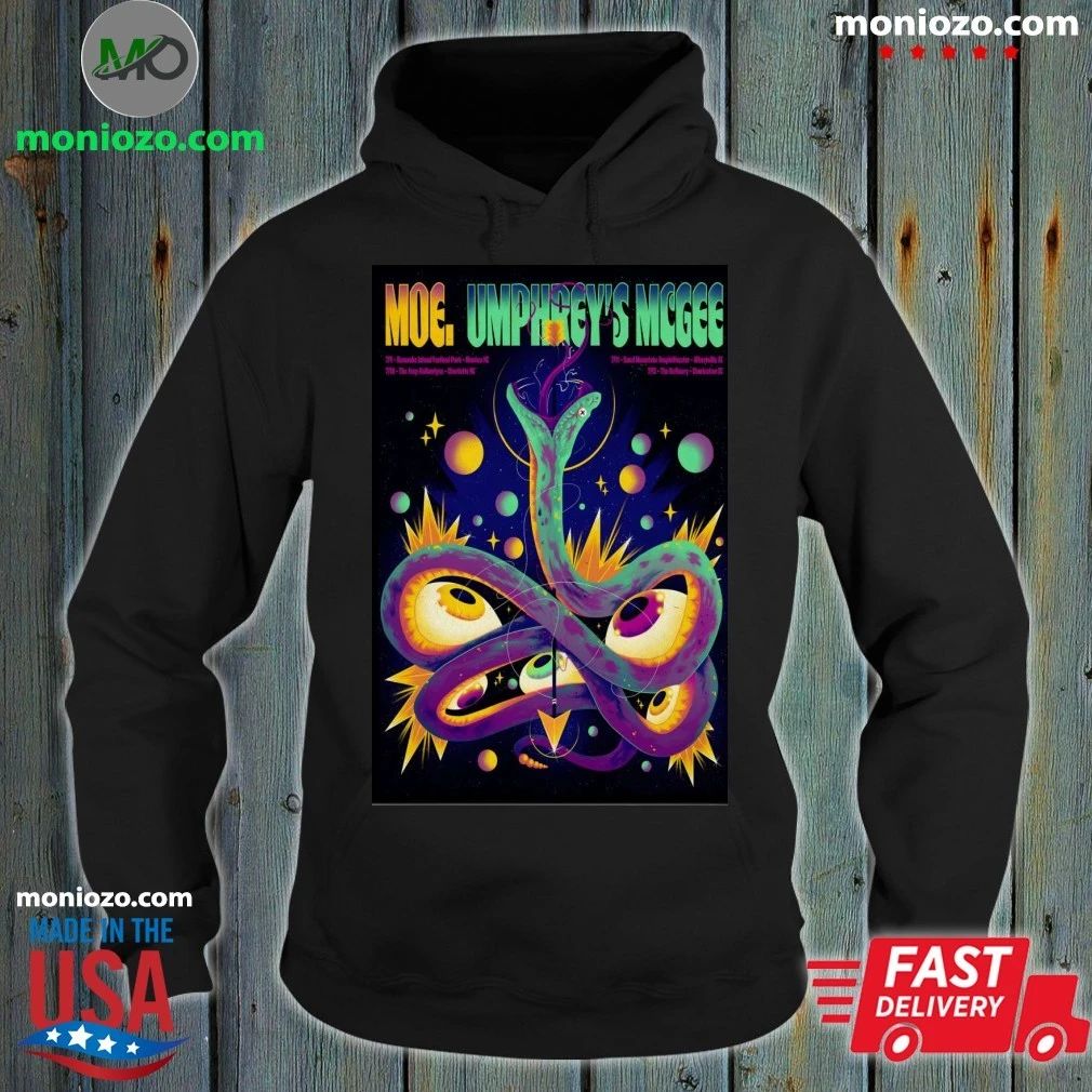 Moe. And Umphrey’s McGee Charleston SC Jul 12 2026 Poster Shirt