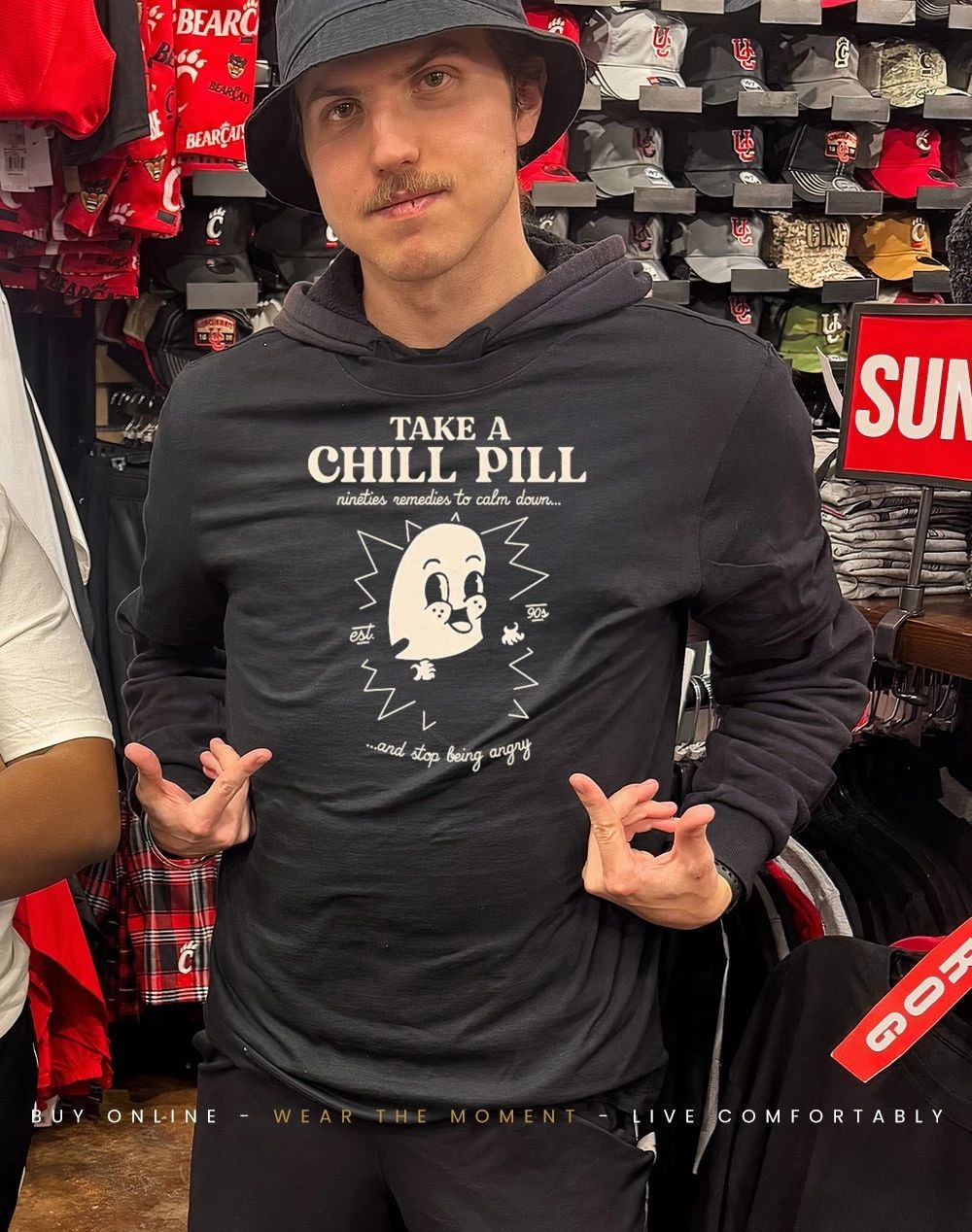 Take a chill pill nineties remedies to calm down and stop being angry shirt