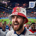England Premium World Cup 2026 Golden Trophy Bucket Hat