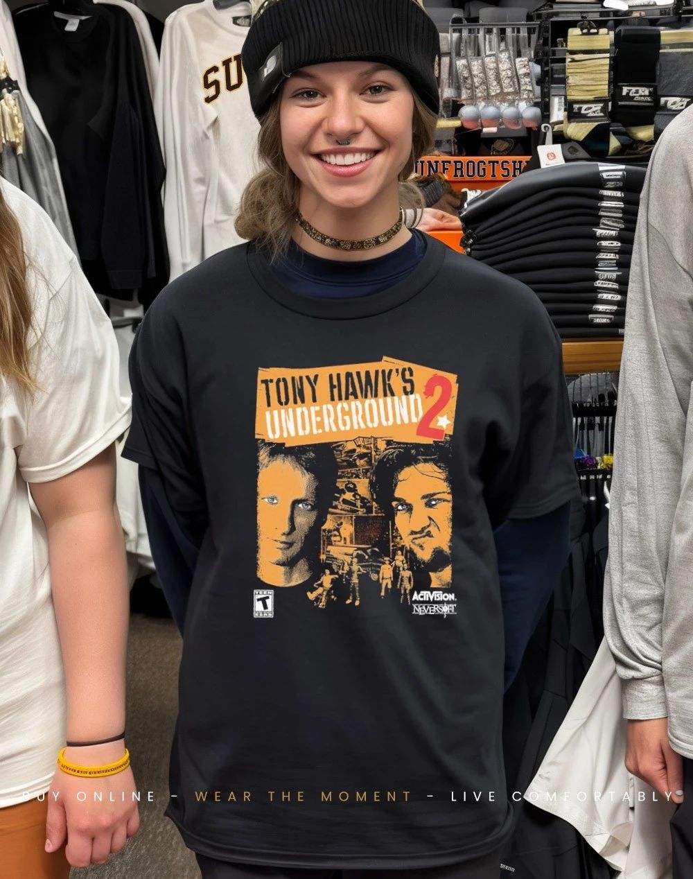 Tony Hawk’s underground 2 activision neversoft shirt