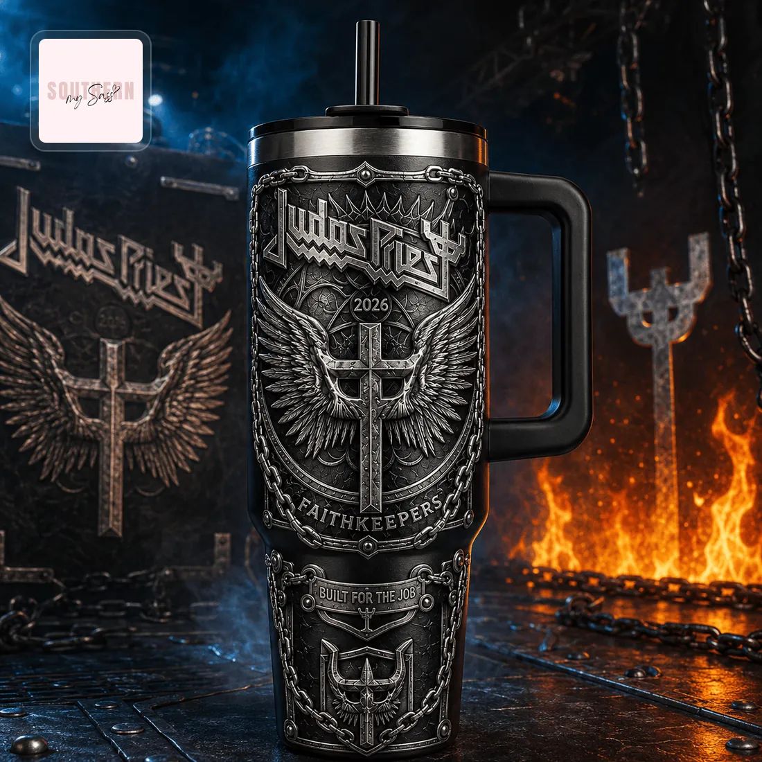 Judas Priest 2026 Faithkeepers Limited Edition 40oz Tumbler