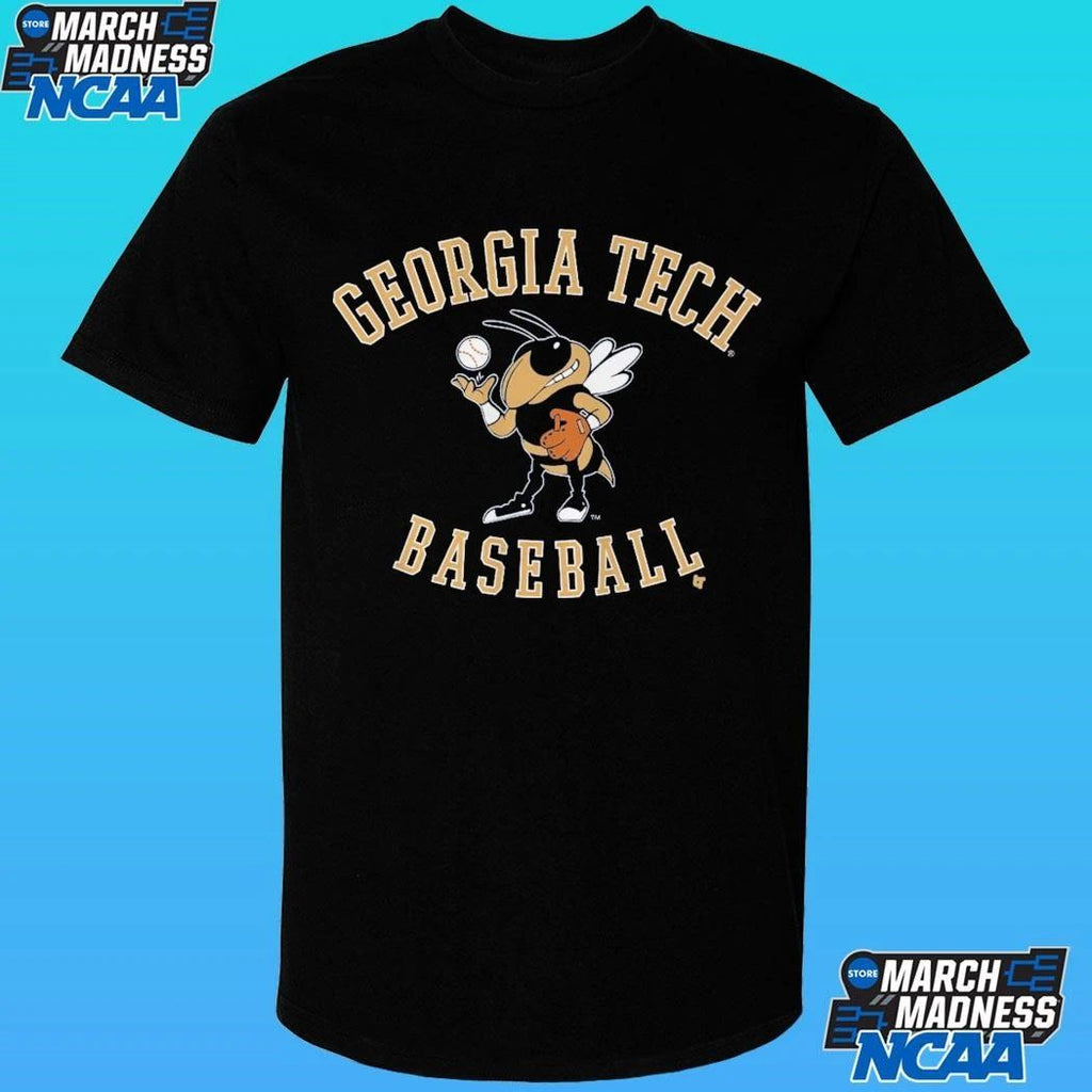 Georgia Tech Baseball Buzz Logo Shirt