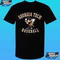 Georgia Tech Baseball Buzz Logo Shirt