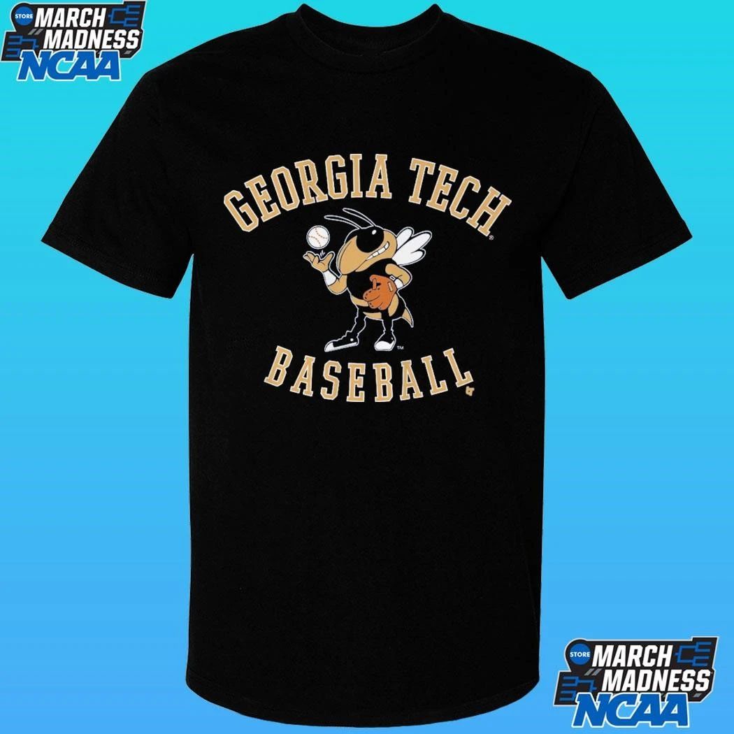 Georgia Tech Baseball Buzz Logo Shirt