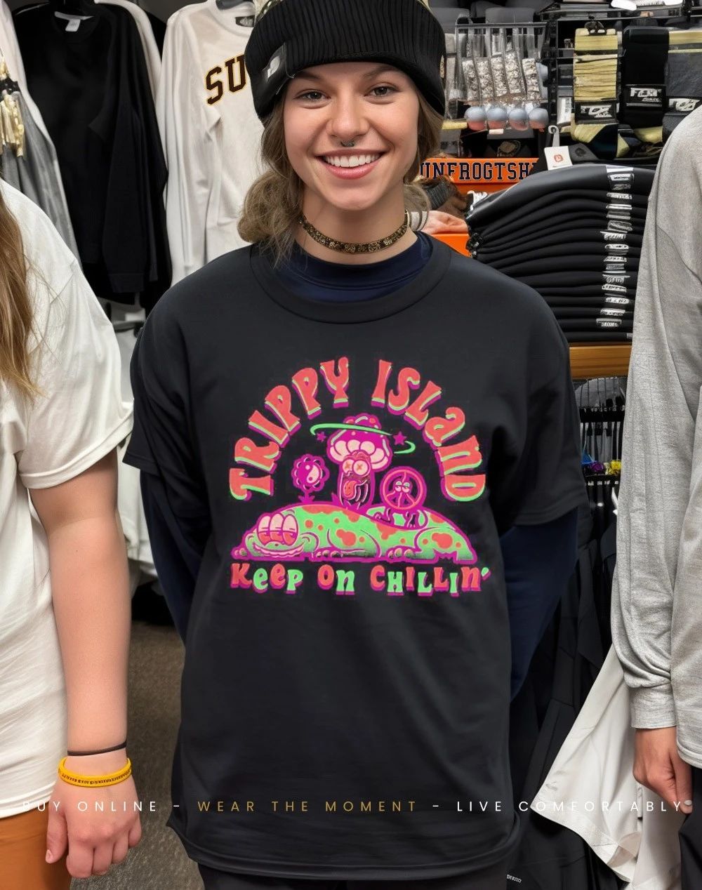 Trippy Island keep on chillin shirt