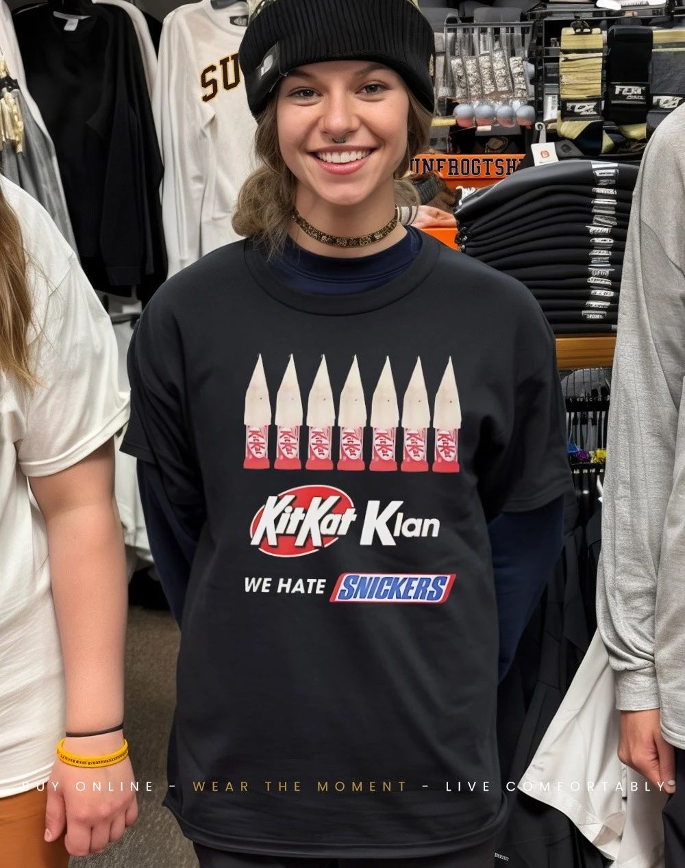 Ku Klux Klan Kit Kat Klan we hate Snickers shirt