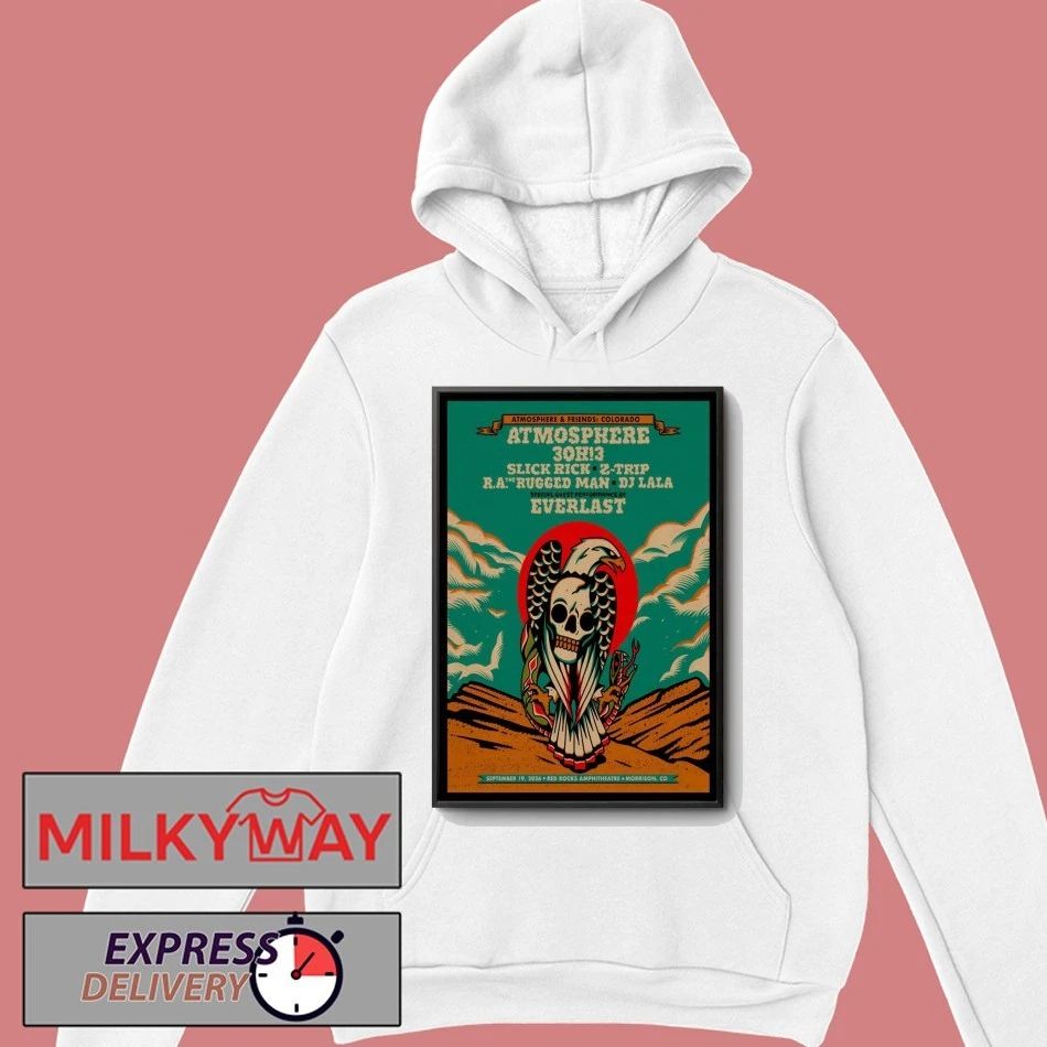 Atmosphere Red Rocks Show On Sept 19 2026 In Morrison CO Poster shirt