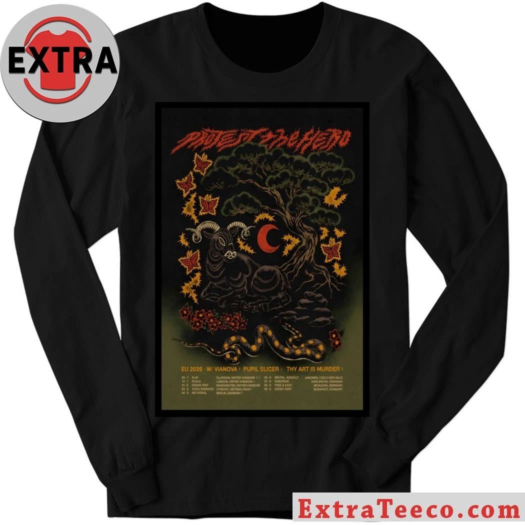 Protest The Hero Tour Europa 2026 Poster Shirt