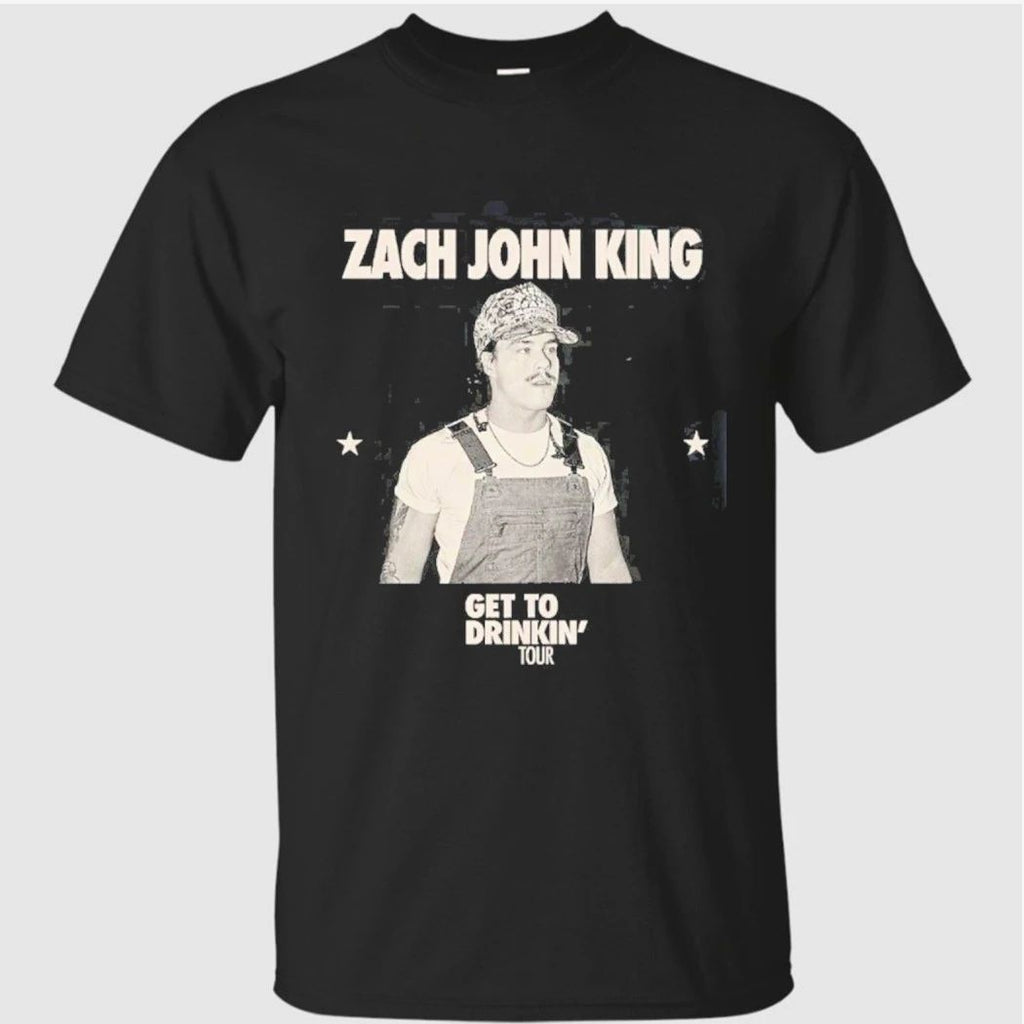 Zach John King Get To Drinkin’ Tour 2026 North America Schedule T-Shirt