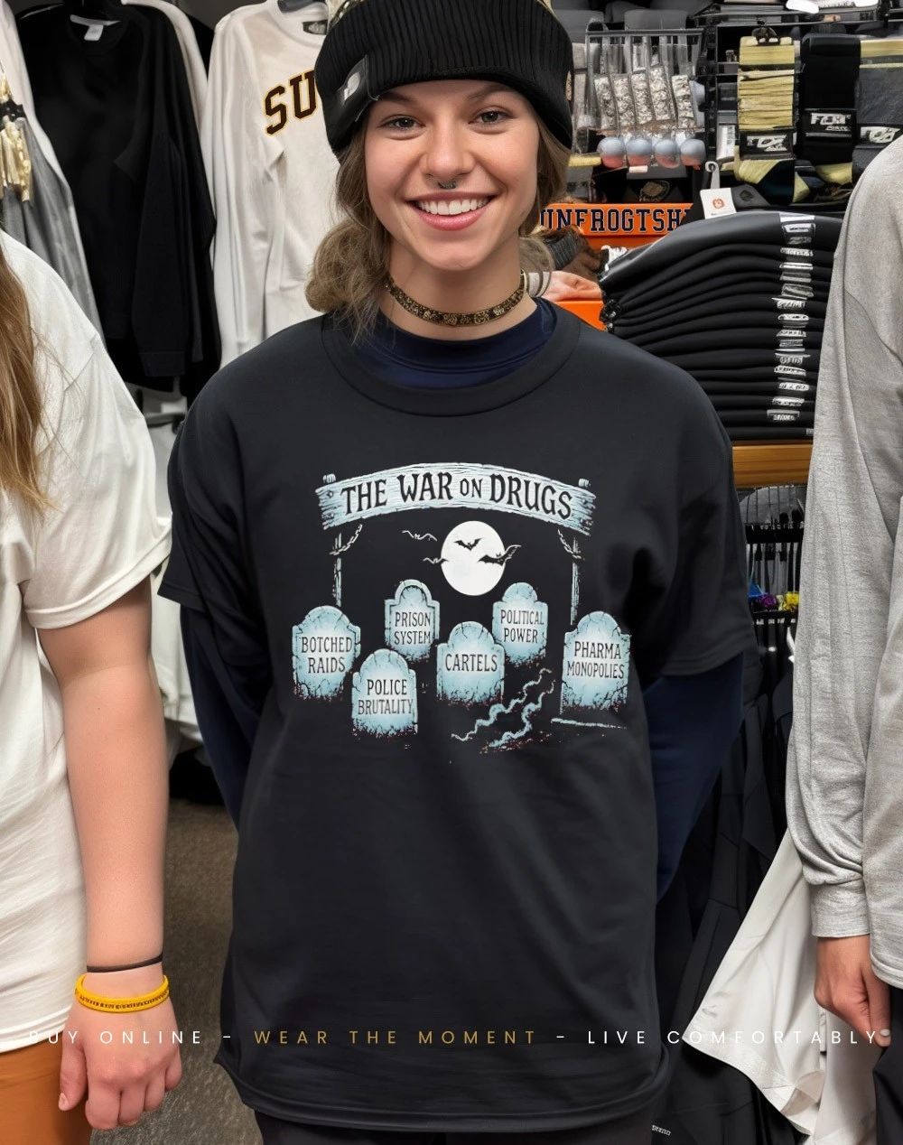 Graveyard the war on drugs shirt