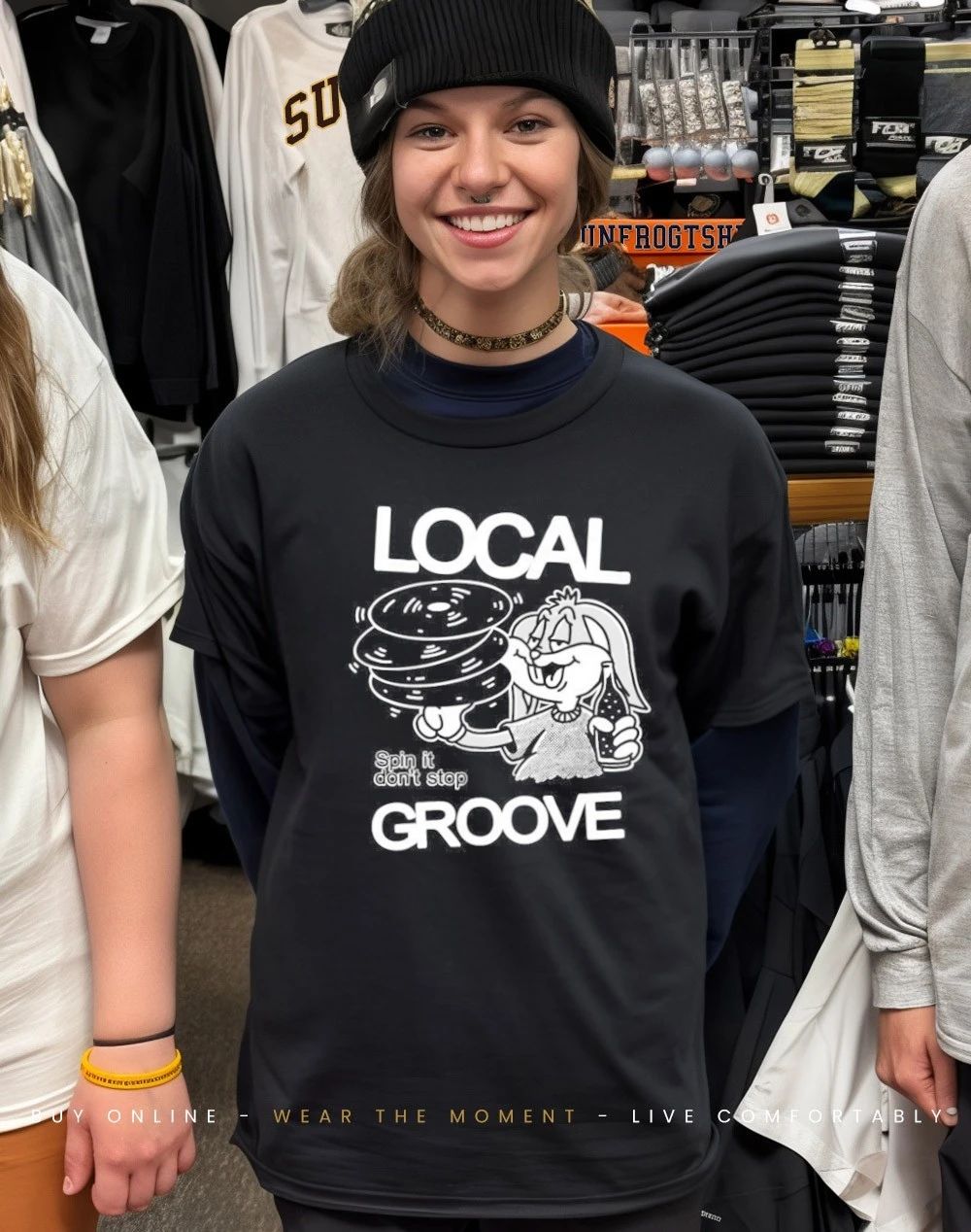 Bugs Bunny local spin it don’t stop groove shirt