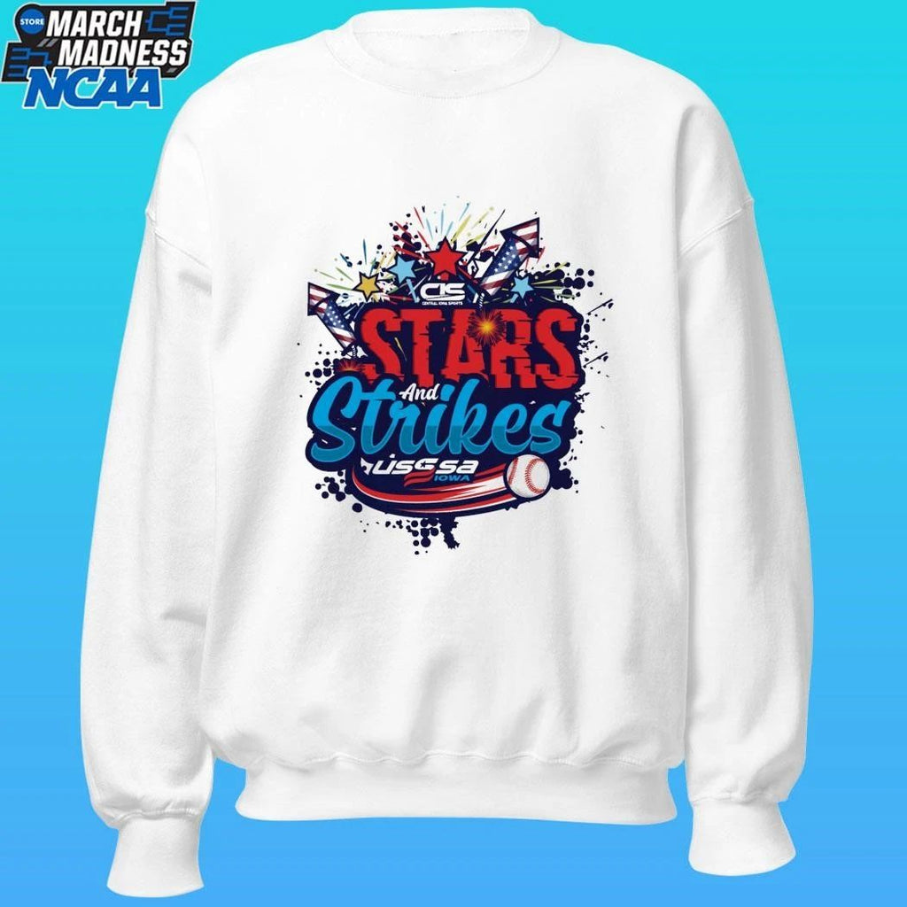Stars And Strikes Baseball Tournament Shirt