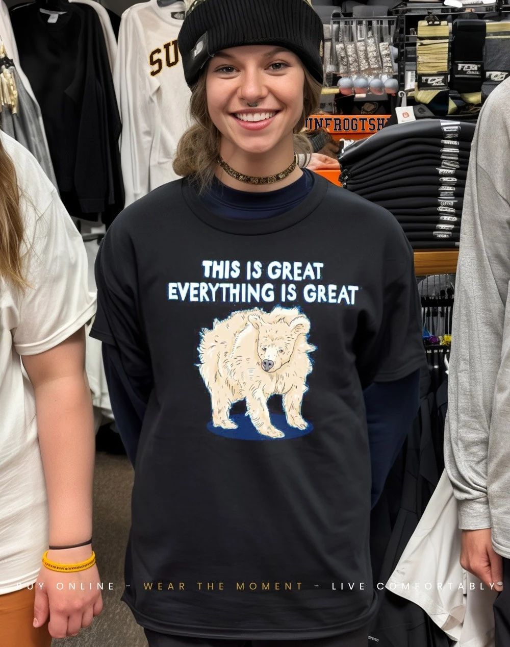 Chada the bear this is great everything is great shirt
