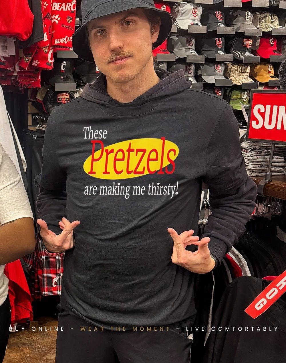 Seinfeld these pretzels are making me thirsty shirt