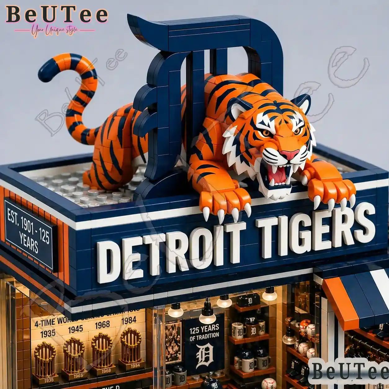Detroit tigers 125th anniversary Collector Brick Edition